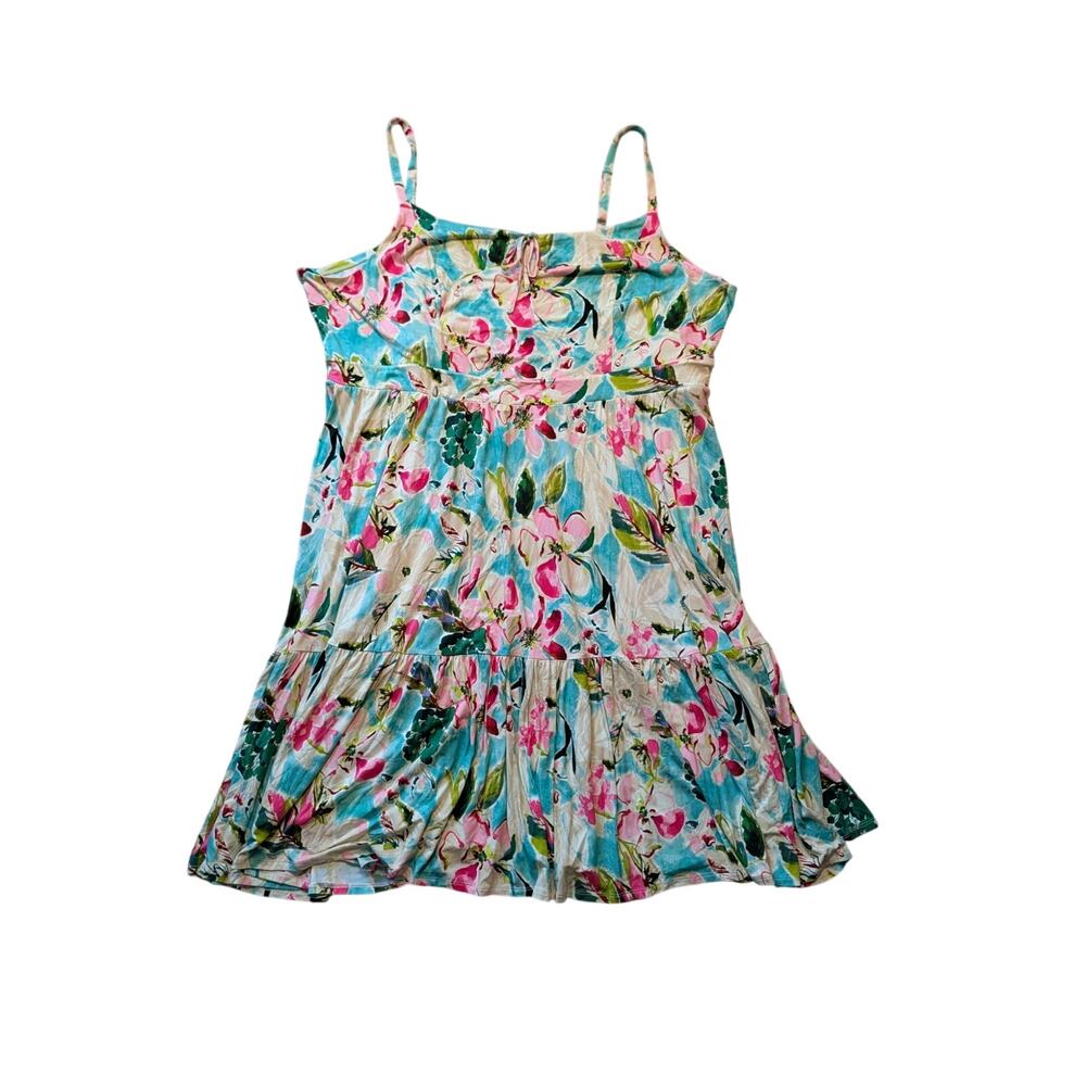 Torrid Women's Plus Size 6 Floral Super Soft Knit Tiered Cami Dress NWT